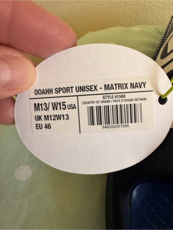 NWT  OOFOS OOahh Sport Slide sandals Men’s size 13 main image 9